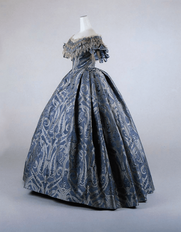 Ball gown late 1850-inkbluesky